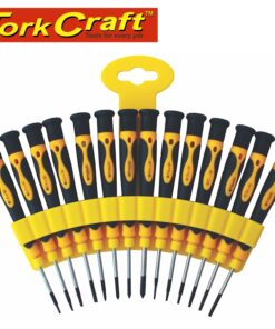 TORK CRAFT 15pce Precision Screwdriver Set