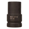 MAC AFRIC 1" Drive Square 21 mm Socket 80 mm Length CR-MO