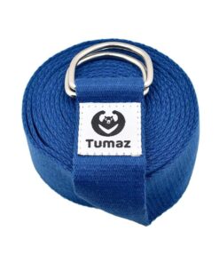 Tumaz 8ft Premium Physical Therapy Yoga Fitness Strap - Blue