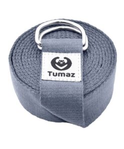 Tumaz 8ft Premium Physical Therapy Yoga Fitness Strap - Grey