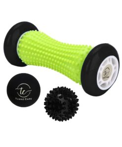 Tumaz Care FR021 3-in-1 Hand and Foot Massage Roller Spiky Ball & Lacrosse Ball - Black