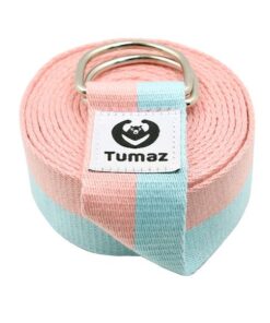 Tumaz Premium 6ft Yoga Physical Therapy Fitness Strap - Candy
