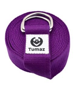Tumaz Premium 6ft Yoga Physical Therapy Fitness Strap - Purple