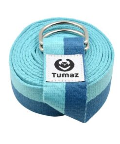 Tumaz Premium 6ft Yoga Physical Therapy Fitness Strap - Sky