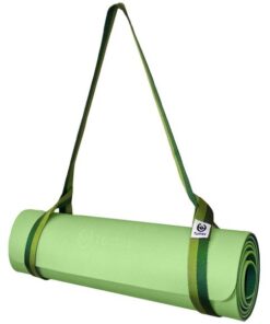 Tumaz Premium Eco Anti Slip TPE Reversible Yoga Mat with Carry Strap - Army Green
