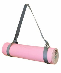 Tumaz Premium Eco Anti Slip TPE Reversible Yoga Mat with Carry Strap - Pink