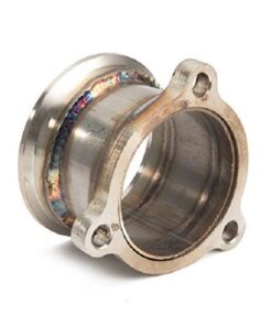 Turbo Downpipe Adapter Flange 3 bolt 2.5" to 2.5" V Band Adapter for GT28