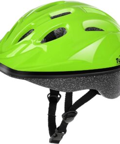 TurboSke Galaxy 4 to 9 Years Kids Bike Helmet - Glossy Green