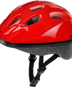 TurboSke Galaxy 4 to 9 Years Kids Bike Helmet - Glossy Red