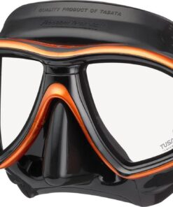 Tusa Freedom Ceos Mask - Black/Energy Orange