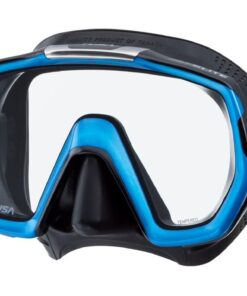 Tusa Freedom Elite Mask - Black/Fish Tail Blue