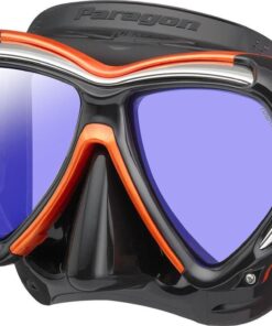 Tusa Paragon Mask - Black/Energy Orange
