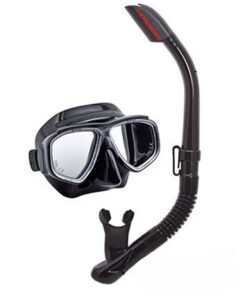 Tusa Senior Splendive Combo Snorkel Set - Black