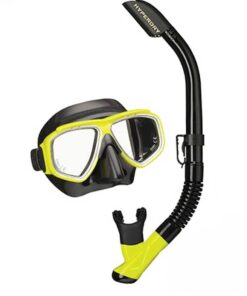 Tusa Senior Splendive Combo Snorkel Set - Yellow