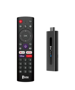 TV98 ATV 4K HD 2+16G Bluetooth Voice Dual 5G WiFi Android 14 TV Stick