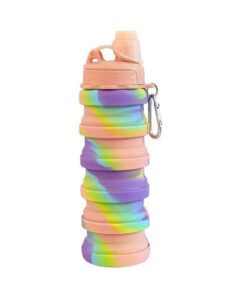 Tw Foldable Water Bottle - 500ml - Pink