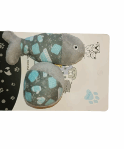 Twin Pack Plush Toy - Grey & Blue