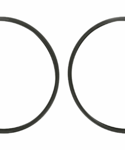 Two 700 x 25C Bicycle Tyre's 27 TPI Compass Clincher Road Tyres Black Set