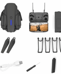 Two-battery 4K durable folding drone E88