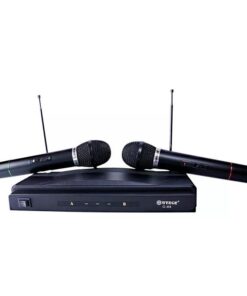 Two Channels FM Wireless Microphone & Receiver System