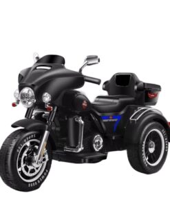 Two Seats Kids Electric Motorcycle Three Wheel Ride On/ Gift for Kids - Black