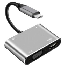 Type C 4 in 1 Multi Function Adapter Compatible With Laptop