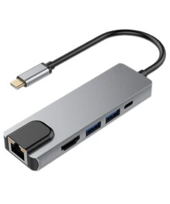 Type-C 5 In 1 HDMI/LAN Adapter USB 3.0 USB C