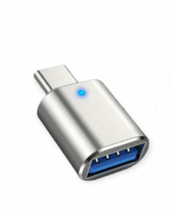 Type C Male To USB 3.0 OTG Adapter With Blue LED Indicator Light