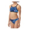 TYR Durafast Elite Crystalized Dimaxback Work Out Bikini Navy/Pink - S