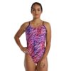 TYR Durafast Elite Falcon Cutout Fit Pink/Multi - L