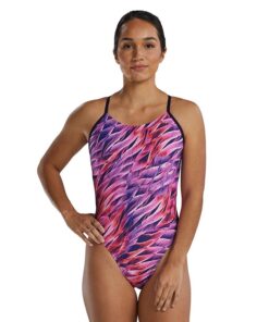 TYR Durafast Elite Falcon Cutout Fit Pink/Multi - S