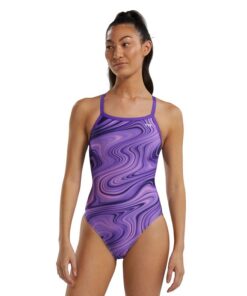 TYR Durafast Elite Vitality Diamondfit Purple - M
