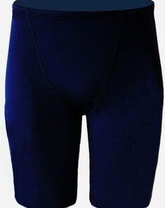 TYR Men's Solid Durafast Elite Jammer Championship Cut Bathing Suit - Navy - 32.0'