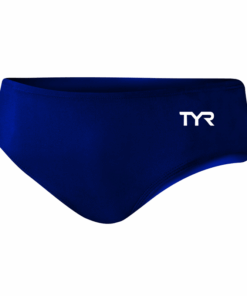 TYR Men's Solid Durafast Elite Racer Bathing Suit - Navy - 30.0'