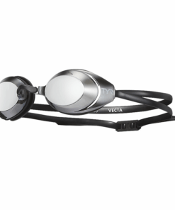 TYR Vecta Racing Mirrored Goggles - Silver/Black