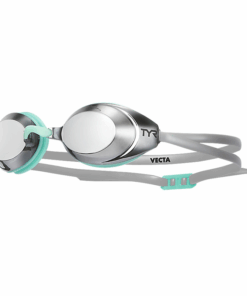 TYR Vecta Racing Mirrored Goggles - Silver/Teal