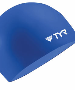 TYR Wrinkle Free Silicone Swim Cap - Navy