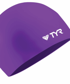 TYR Wrinkle Free Silicone Swim Cap - Purple