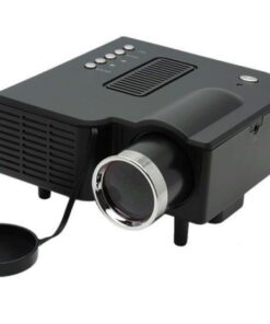 UC28C Portable LED Video Projector USB Mini Home Media Projector-Black