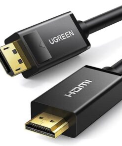 UGreen 10203 DP M to HDMI M 4K@30Hz 3m Cable-BK