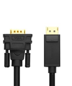 UGreen 10247 DP M to VGA M 1080P@60Hz 1.5m Cable-BK