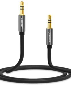 UGreen 10733 3.5mm Male to Male Round Audio 1m Cable-Black