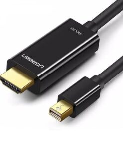 UGreen 20848 Mini DP Male to HDMI Male 4K@30Hz 1.5m Cable-BK