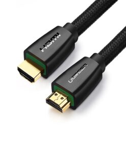 UGreen 40408 HDMI V2.0 Male to Male Braid 1m Cable-BK
