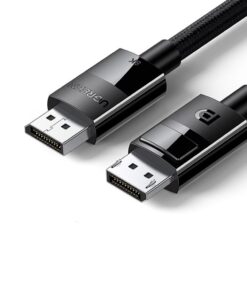 UGreen 80393 DP1.4 Male to Male Braided 8K 3m Cable-BK