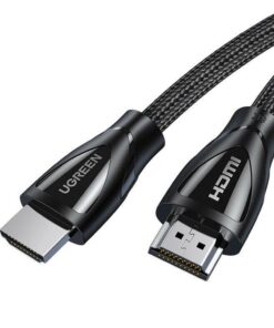 UGreen 80405 HDMI V2.1 Male to Male Braided 8K@60Hz 5m Cable-BK
