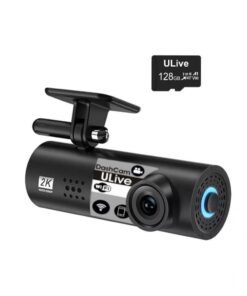 ULive 2K Full HD Dashcam Plus 128gb SD card