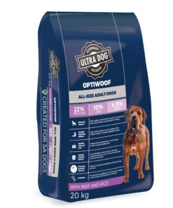 Ultra Dog Optiwoof Adult Beef & Rice 20KG