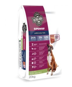 Ultra Dog Superwoof Large Breed Adult Beef & Rice 20kg