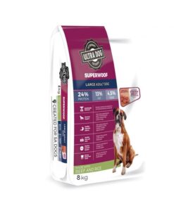 Ultra Dog Superwoof Large Breed Adult Beef & Rice 8kg